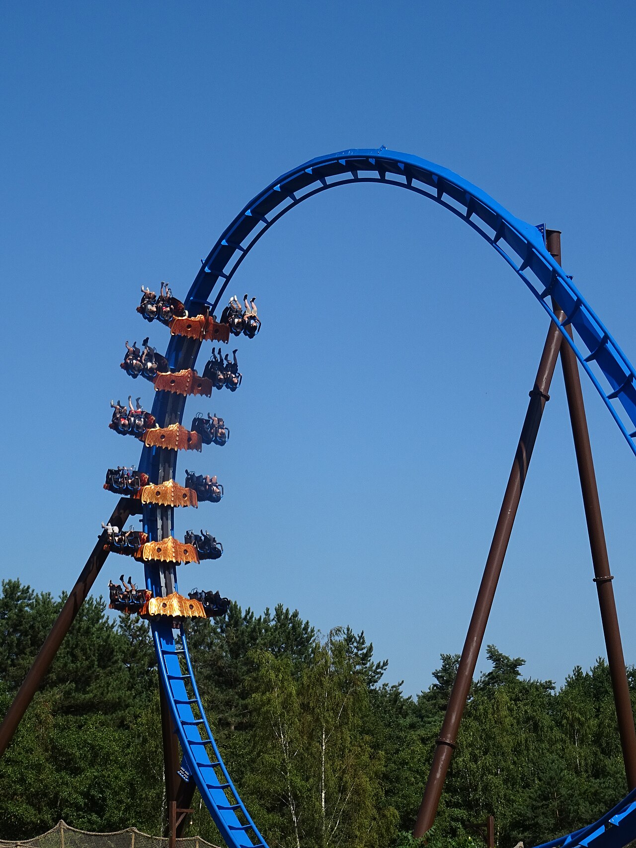 Fenix roller coaster at Toverland
