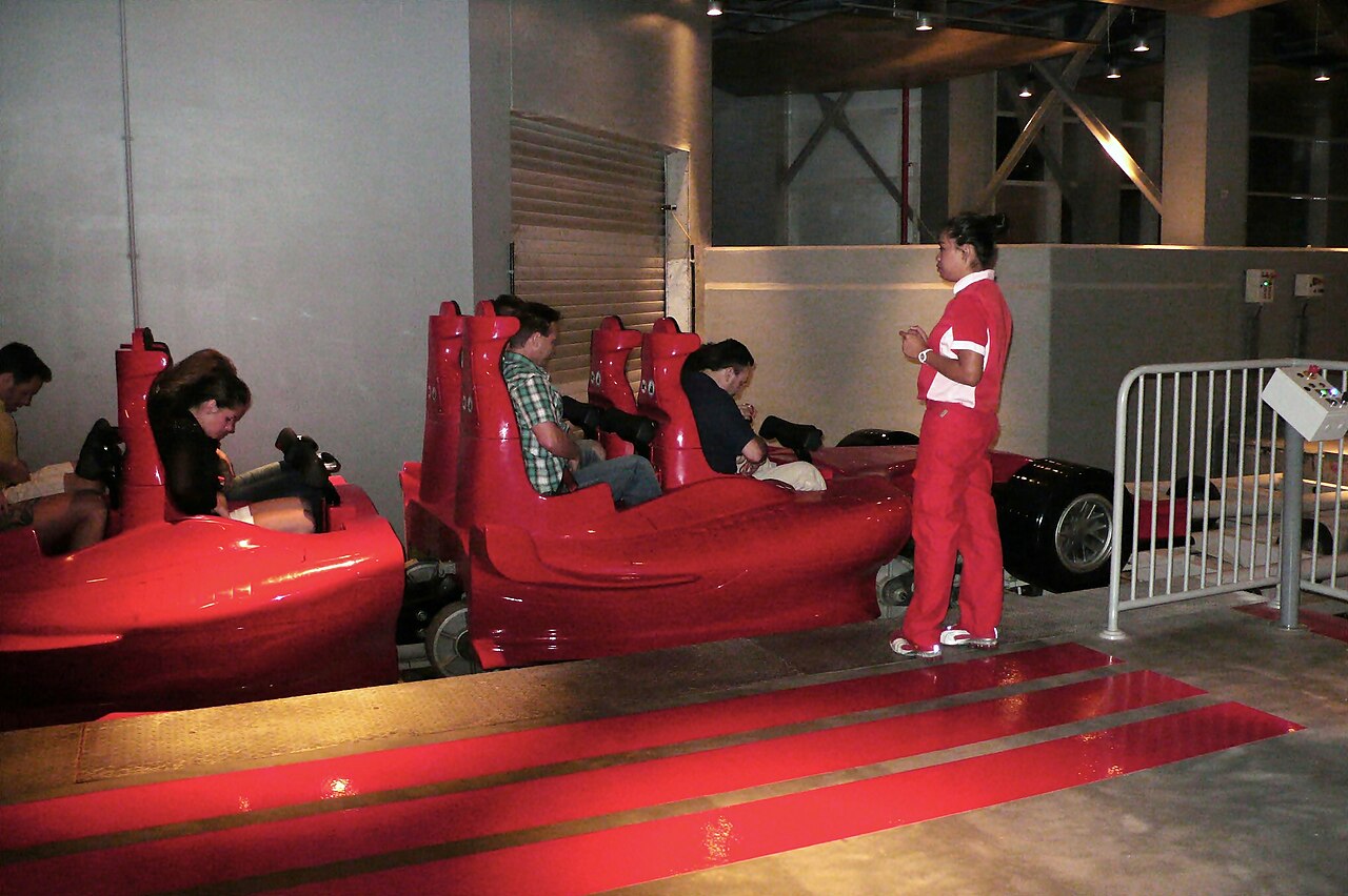 Formula Rossa roller coaster at Ferrari World