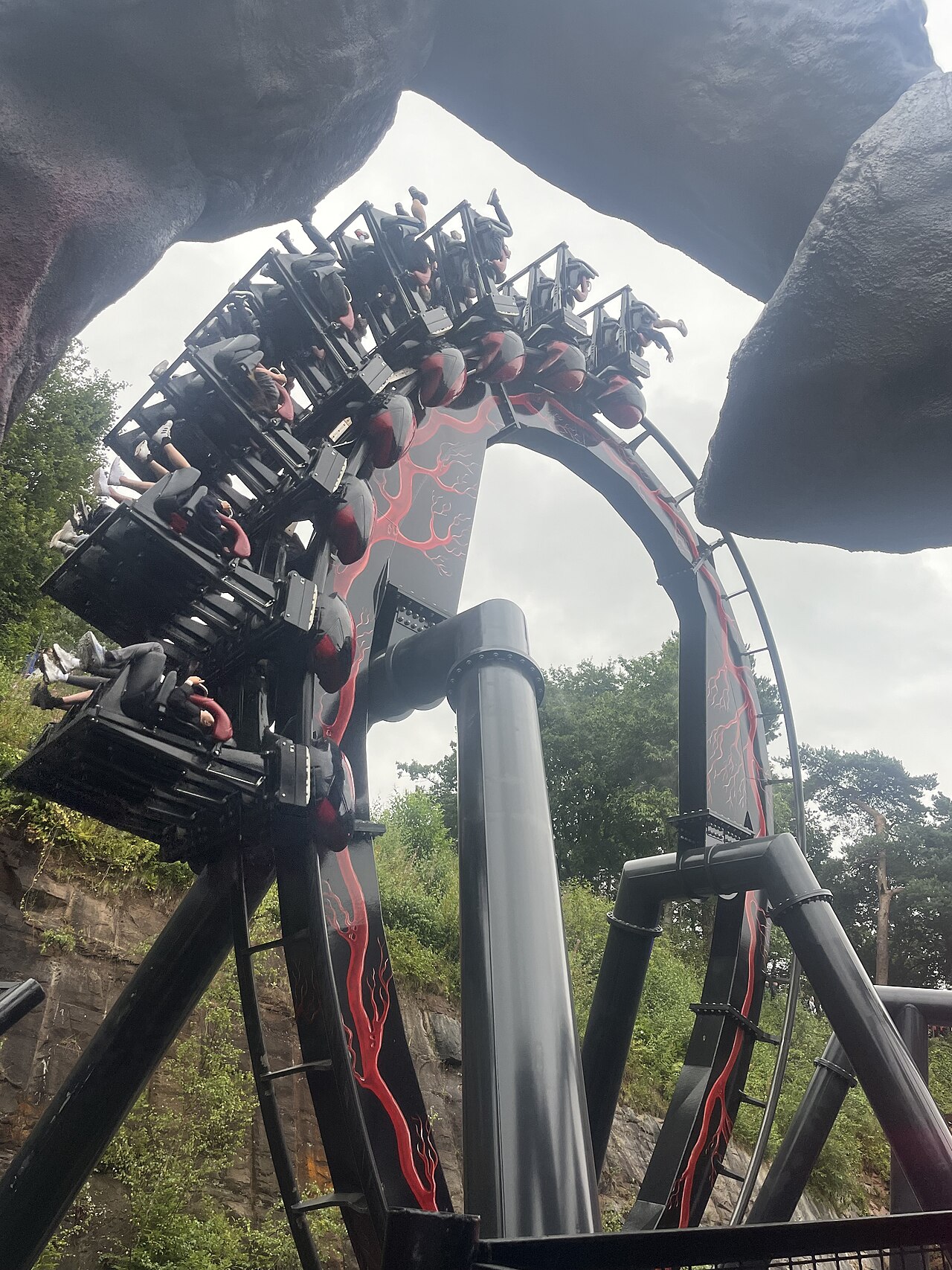 Nemesis Reborn roller coaster at Alton Towers