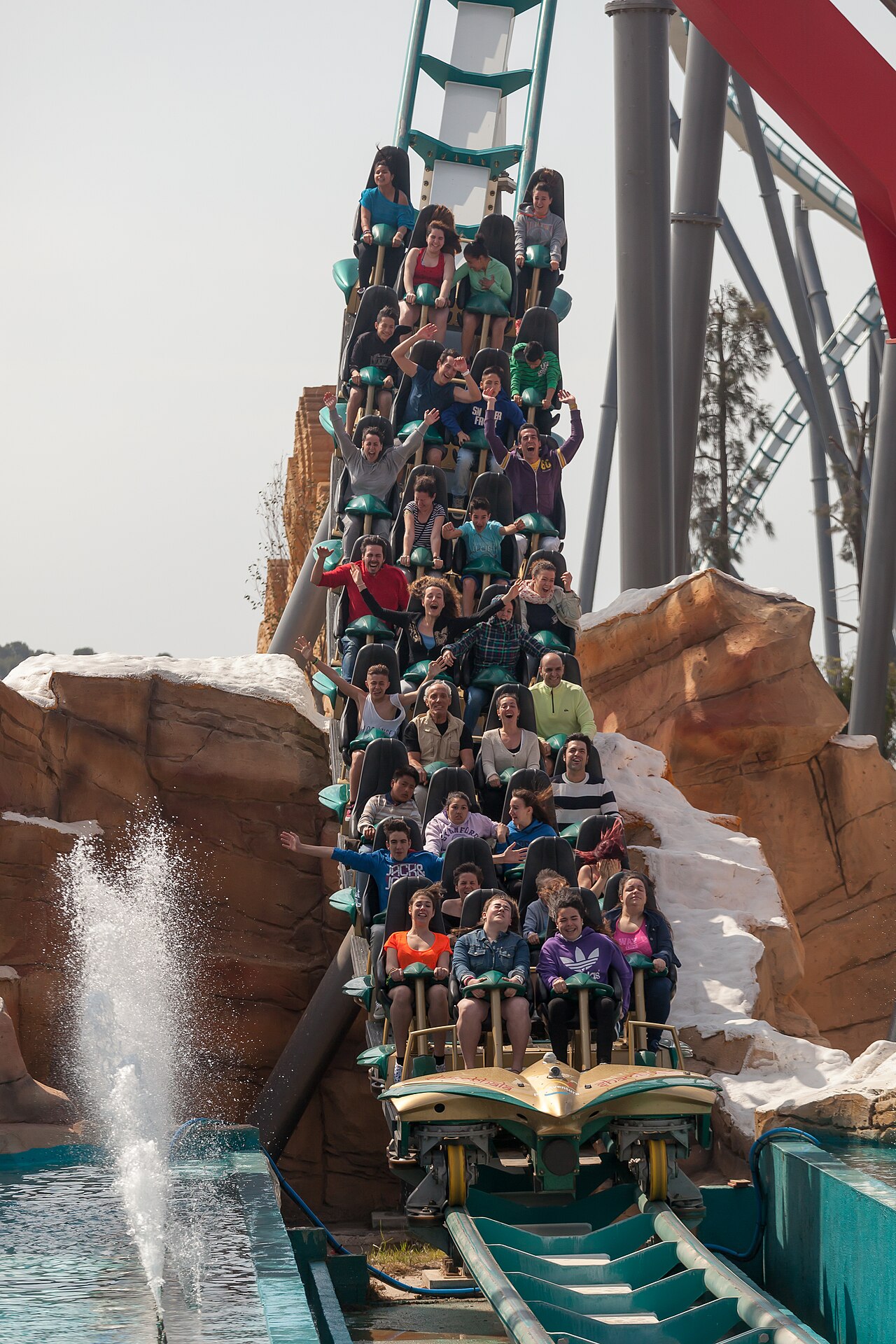 Shambhala roller coaster at PortAventura