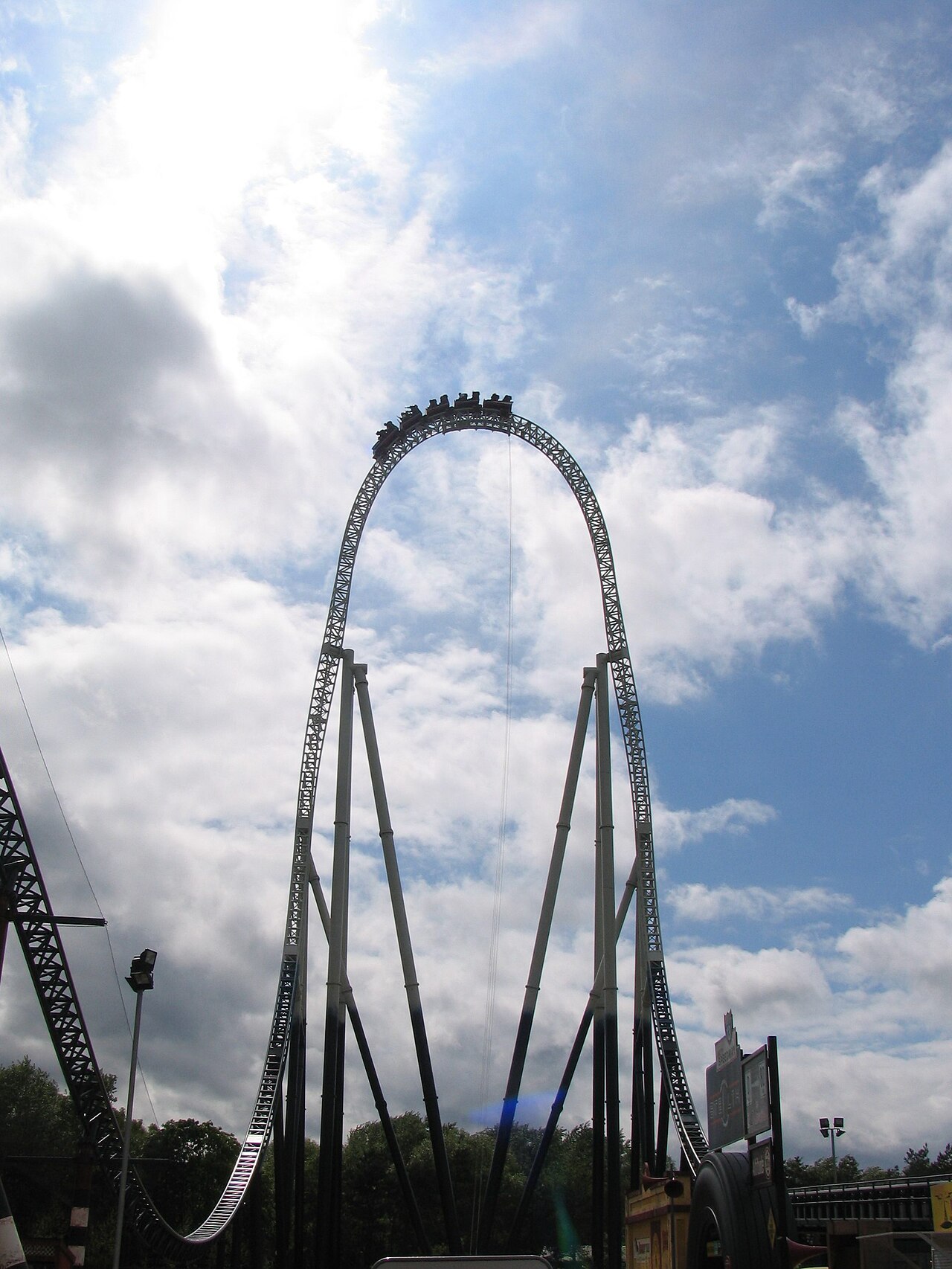 Stealth roller coaster at Thorpe Park