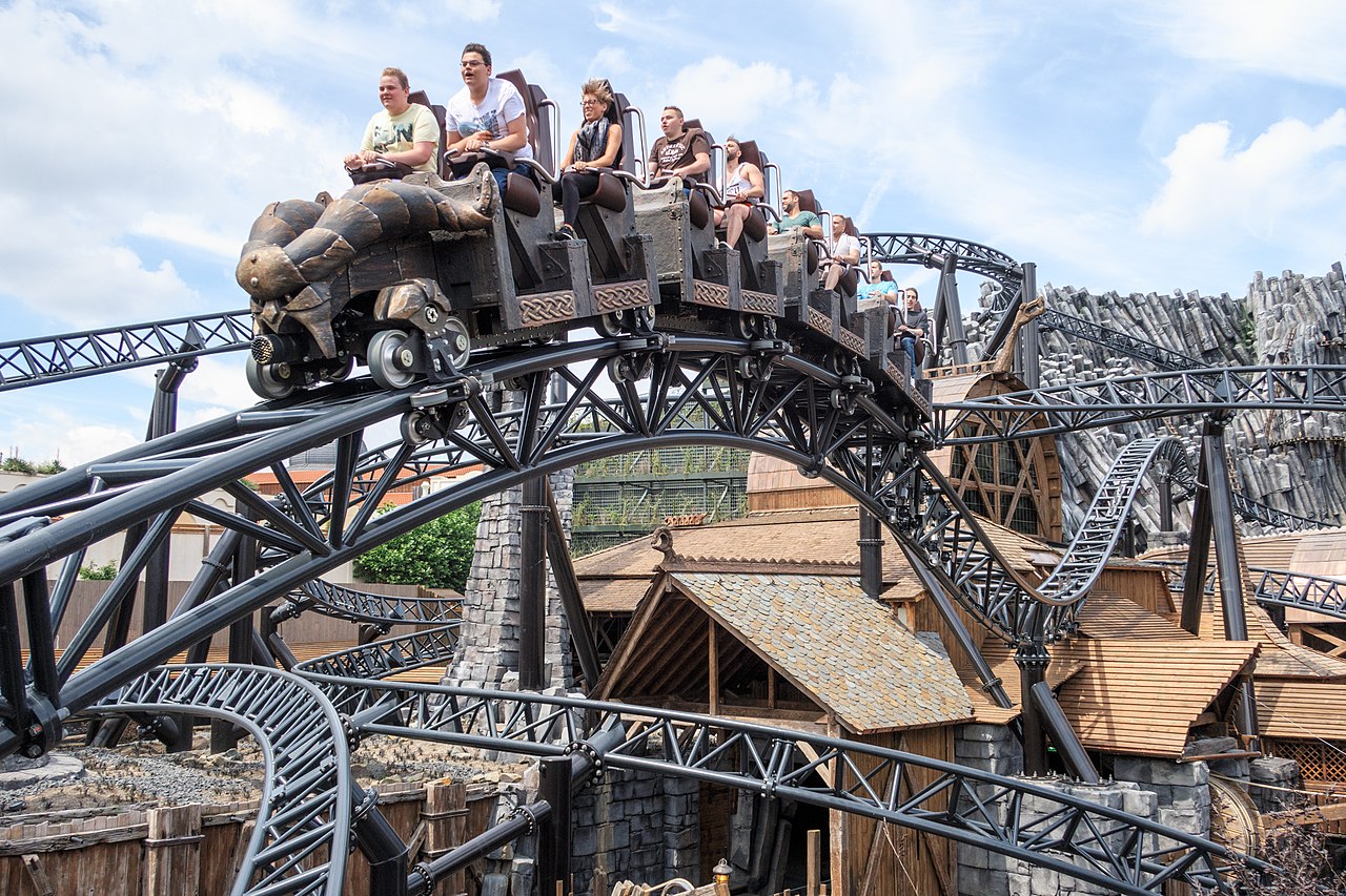 Taron roller coaster at Phantasialand