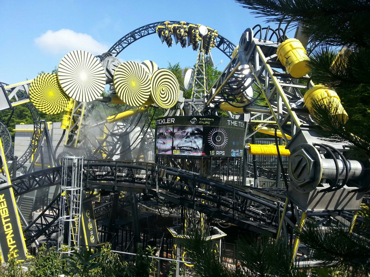 The Smiler roller coaster at Alton Towers