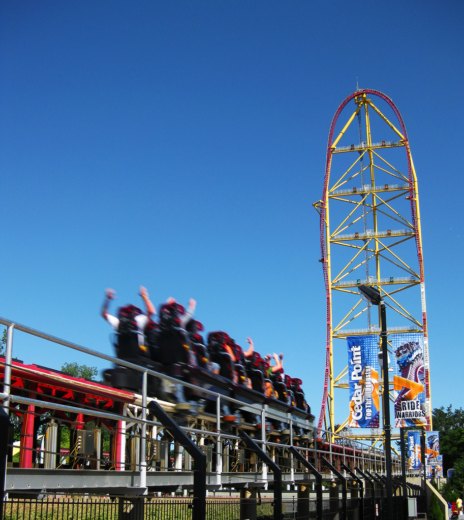 Top Thrill 2 roller coaster at Cedar Point